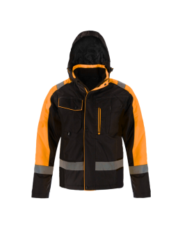Kurtka robocza odblaskowa ocieplana pomarańczowa J-GLACIER
