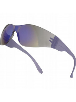 DELTA PLUS Jednoczęściowe okulary ochronne z poliwęglanu lustrzane BRAV2FF